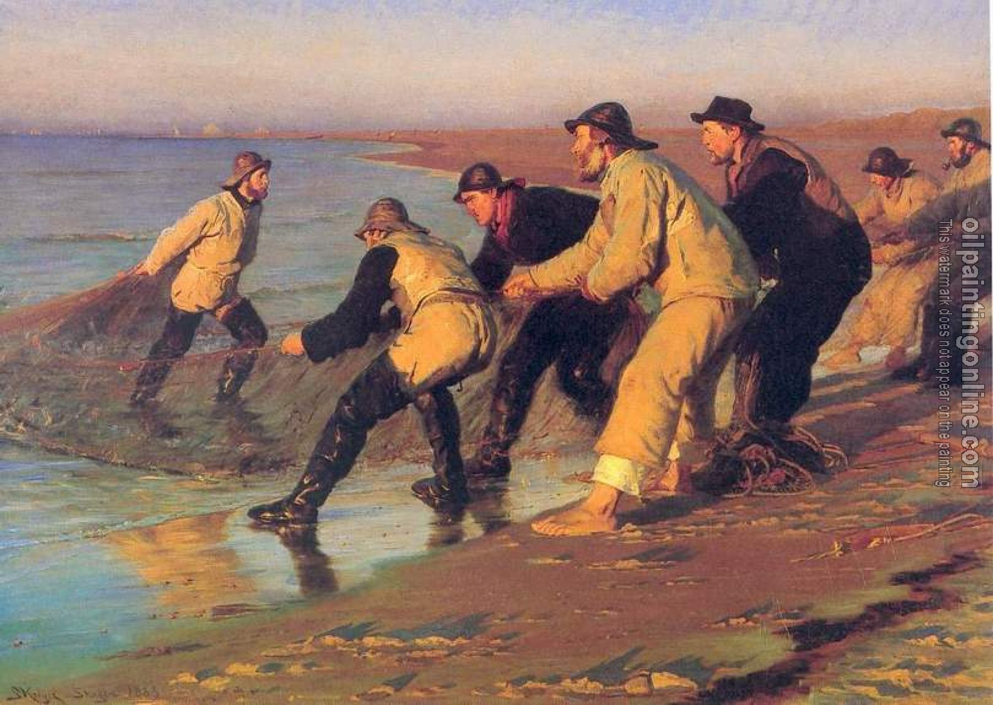 Peder Severin Kroyer - Pescadores en la playa